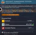 exocraft summon a psa.